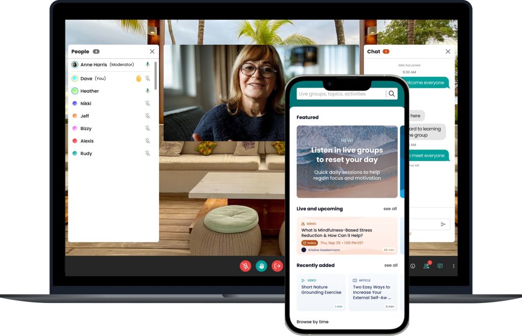 Plataforma de salud mental digital de Cabana
